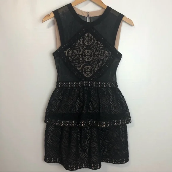 BCBG MaxAzria Black Lace Dress - Picture 2 of 14